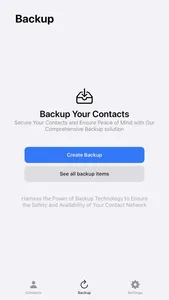 Contacts Backup & Restore Lost screenshot 1