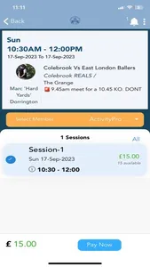 Colebrook REALS FC screenshot 4