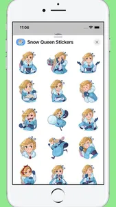 Snow Queen Stickers screenshot 0