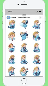 Snow Queen Stickers screenshot 1