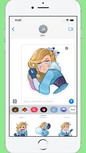 Snow Queen Stickers screenshot 4