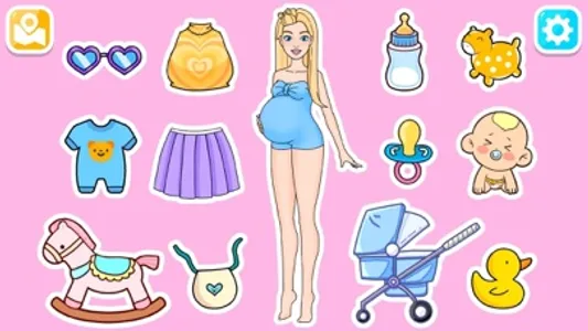 Paper Doll Dress Up DIY Games. screenshot 1