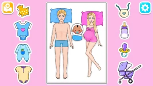 Paper Doll Dress Up DIY Games. screenshot 2