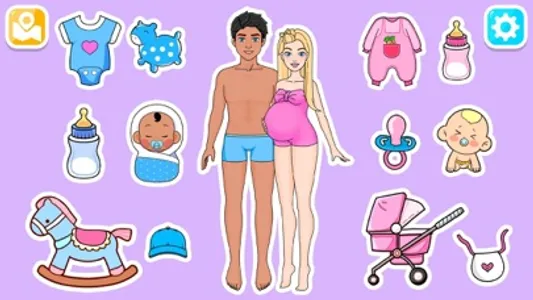 Paper Doll Dress Up DIY Games. screenshot 3