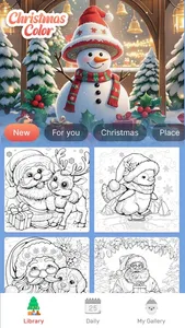 Christmas Color by Number Game screenshot 8