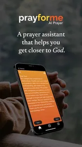 PrayForMe - AI Prayer screenshot 0