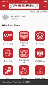 Whatfinger News screenshot 2