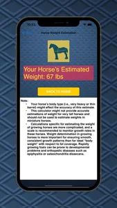 Equine Poundage Estimator screenshot 6