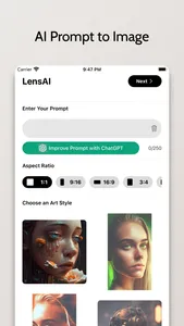 LensAI: Pro AI Art Generator screenshot 0