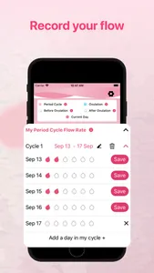 Ovulation + Period Tracker screenshot 1