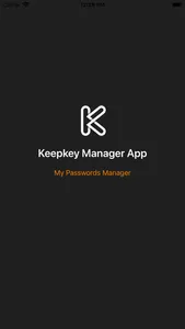 Keepkey Manager App screenshot 0