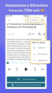 Transcribe Voice to Text Vori screenshot 1
