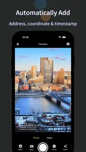 Timestamp Camera: GPS to video screenshot 3
