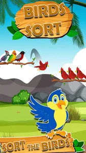 Birds Sort : color puzzle screenshot 0