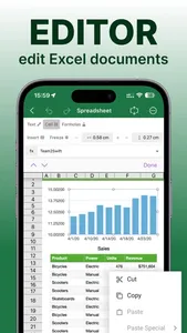 Spreadsheets screenshot 1