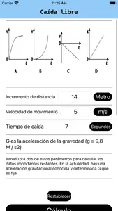 Movimiento de caída libre screenshot 1
