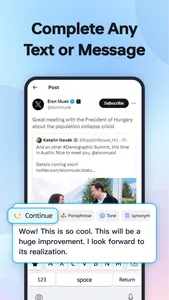 TypeEasy-AI Keyboard & Writer screenshot 2