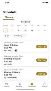 Olympic Athletic Club screenshot 2