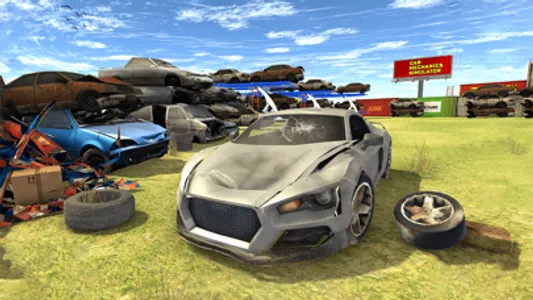Car Test Junkyard Racing Game screenshot 0