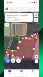 GPS Fields areas measure screenshot 2
