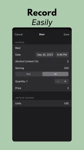 Alcohol Tracker+ screenshot 3