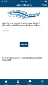 Suwannee River Reg. Library screenshot 1