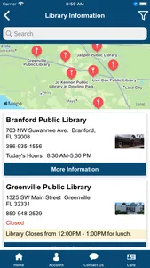 Suwannee River Reg. Library screenshot 2