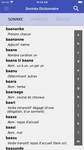 Soninke – Dictionnaire screenshot 0