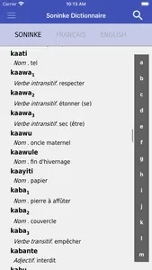 Soninke – Dictionnaire screenshot 1