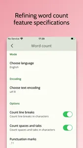 Documentally - Word Count Note screenshot 2