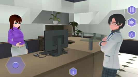 Anime School Simulator Life 3D screenshot 2