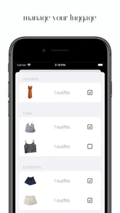 Outfits: Travel Clothing Plans screenshot 1