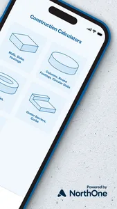 Concrete Calculator - NorthOne screenshot 1