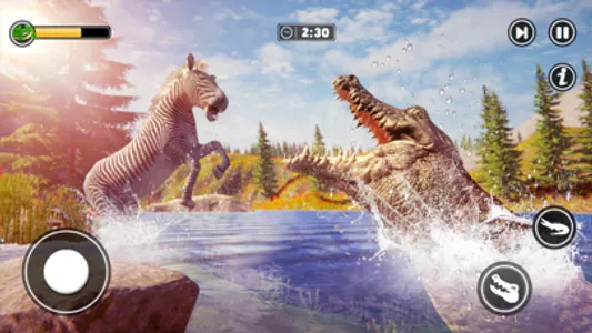 Hungry Crocodile Wild Animal screenshot 1
