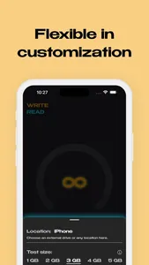 Diskio - Disk Speed Analyzer screenshot 0