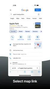 Mapswitch for Safari screenshot 1