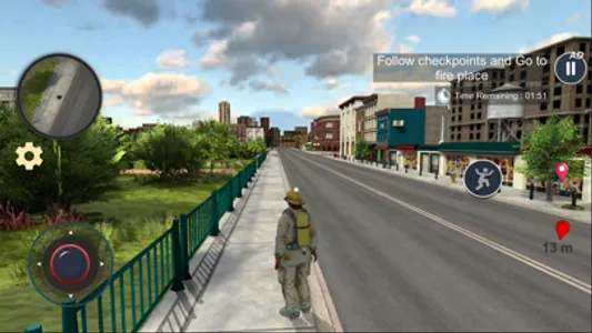 US Fire Truck Firefighter Game screenshot 1