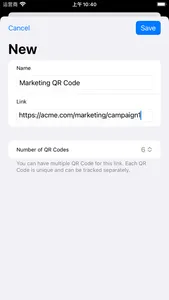 QRLinks: QR code generator screenshot 3