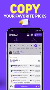Dabble - Real Money Pick 'Em screenshot 3