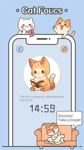Focus Cat - Pomodoro Timer screenshot 2
