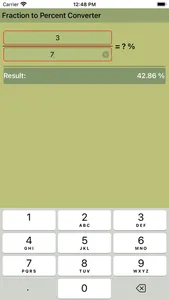 Fraction to Percent Converter screenshot 2