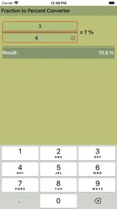 Fraction to Percent Converter screenshot 5