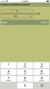 Fraction to Percent Converter screenshot 8