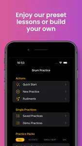 Metronome & Rudiment Practice screenshot 1