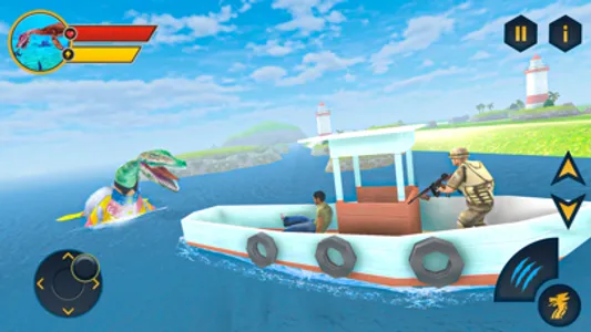 Sea Monster Game-City Dinosaur screenshot 0