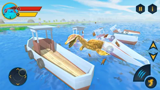 Sea Monster Game-City Dinosaur screenshot 1