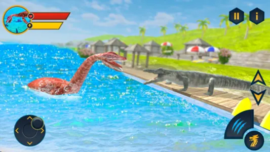Sea Monster Game-City Dinosaur screenshot 2