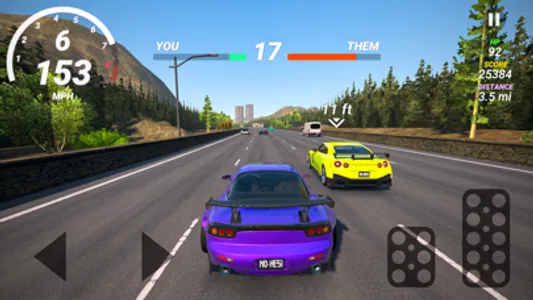 Highway Car Traffic Battle screenshot 2
