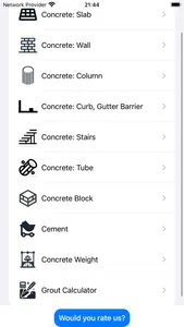 Concrete Calculator Estimator screenshot 0