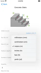 Concrete Calculator Estimator screenshot 1